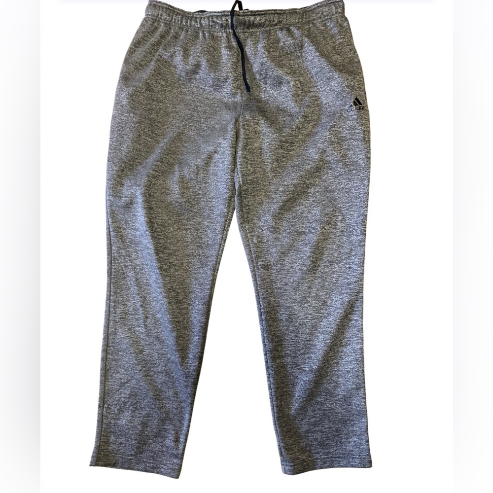 Adidas • Climawarm • Heather Gray • Athletic Jogger Pants